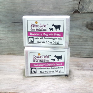 Goat Milk Soap - Blackberry & Magnolia Scent