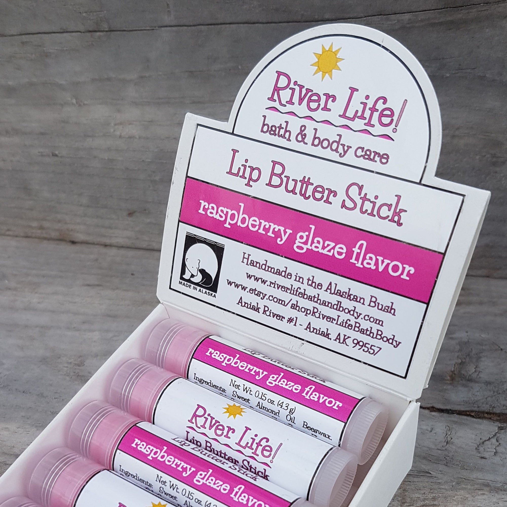Raspberry Glaze Flavor Lip Butter Stick